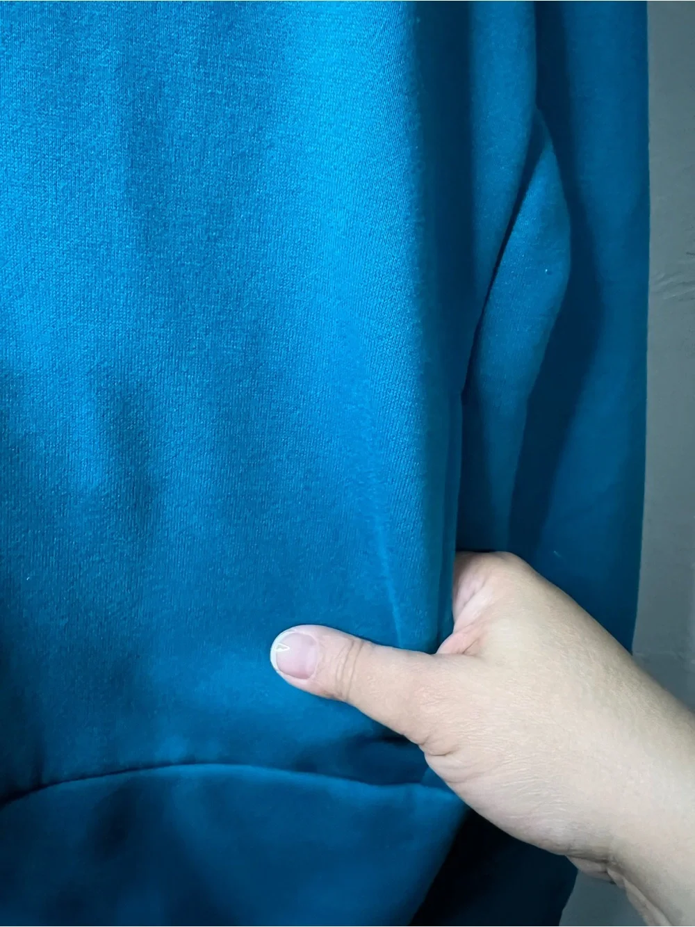 Nike Essentials Teal Blue Full Zip Hooded Athletic Sweatshirt Hoodie